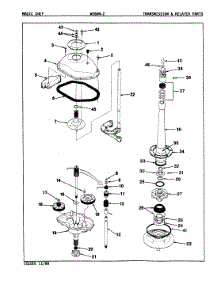 08 - Transmission (Rev. A-D) parts for Magic Chef Washer W26HY2 from AppliancePartsPros.com
