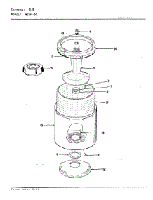 05 - Tub parts for Magic Chef Washer W26HY5K from AppliancePartsPros.com