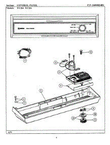 03 - Control Panel (Wc204) parts for Maytag Dishwasher WC204 from AppliancePartsPros.com