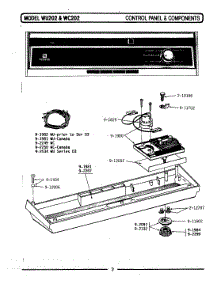 03 - Control Panel & Components parts for Maytag Dishwasher WC282 from AppliancePartsPros.com