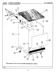 02 - Cabinet Assembly parts for Maytag Dishwasher WC284 from AppliancePartsPros.com