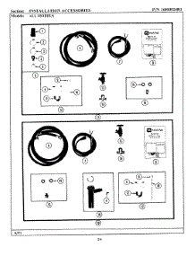 12 - Installation Accessories-Section 1 Of 2 parts for Maytag Dishwasher WC284 from AppliancePartsPros.com