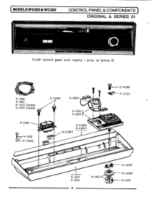 03 - Control Panel & Components parts for Maytag Dishwasher WC300 from AppliancePartsPros.com