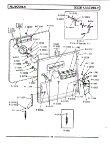 06 - Door Assembly parts for Maytag Dishwasher WC300 from AppliancePartsPros.com