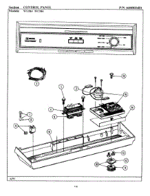 03 - Control Panel (Wc504) parts for Maytag Dishwasher WC504 from AppliancePartsPros.com