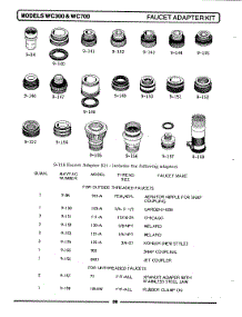 08 - Faucet Adapter Kit (Unthreaded) parts for Maytag Dishwasher WC700 from AppliancePartsPros.com