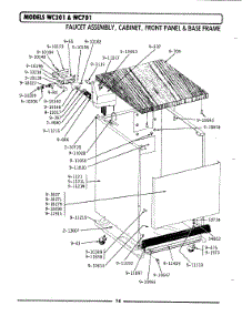 08 - Faucet Assy,Cbnt,Frt Panel,Base (Wc701) parts for Maytag Dishwasher WC701 from AppliancePartsPros.com