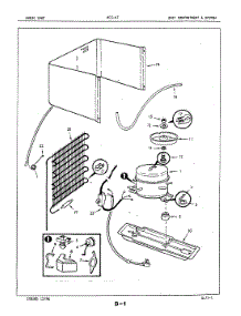 02 - Unit Compartment & System parts for Maytag Refrigerator WCSH7 / 87S001 from AppliancePartsPros.com