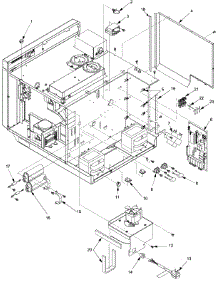 06 - Electrical Components parts for Amana Microwave WDYRC2 / P1329603M from AppliancePartsPros.com