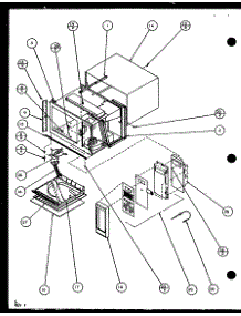02 - Page 2 parts for Amana Microwave WM714 / P7766533M from AppliancePartsPros.com
