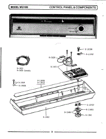 02 - Control Panel parts for Maytag Dishwasher WU100 from AppliancePartsPros.com