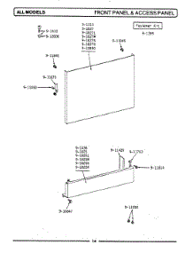 04 - Front Panel\Access parts for Maytag Dishwasher WU100 from AppliancePartsPros.com