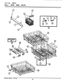02 - Control Panel (Wu1005) parts for Maytag Dishwasher WU1005 from AppliancePartsPros.com