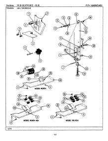 13 - Tub Support (Right) parts for Maytag Dishwasher WU104 from AppliancePartsPros.com