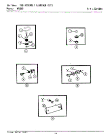 10 - Tub Assembly Fastener Kits parts for Maytag Dishwasher WU285 from AppliancePartsPros.com
