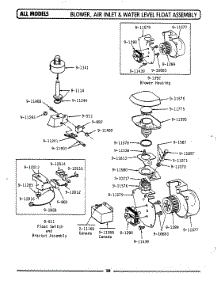 02 - Blower / Air Inlet & Water Level Float parts for Maytag Dishwasher WU301 from AppliancePartsPros.com