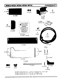 05 - Conversion Kit (Wc482) parts for Maytag Dishwasher WU482 from AppliancePartsPros.com