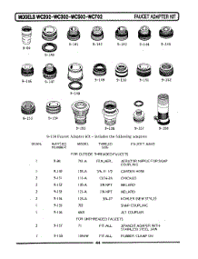 07 - Faucet Adapter Kit (Wc482) parts for Maytag Dishwasher WU482 from AppliancePartsPros.com