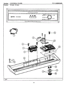 02 - Control Panel (Wu484) parts for Maytag Dishwasher WU484 from AppliancePartsPros.com