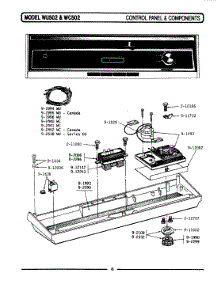 04 - Control Panel & Components parts for Maytag Dishwasher WU490 from AppliancePartsPros.com