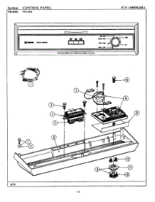 02 - Control Panel (Wu494) parts for Maytag Dishwasher WU494 from AppliancePartsPros.com