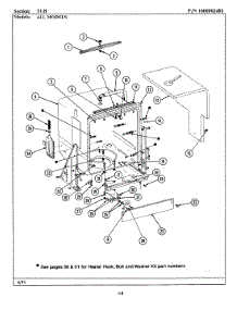 09 - Tub parts for Maytag Dishwasher WU504 from AppliancePartsPros.com