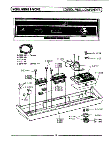 02 - Control Panel & Components parts for Maytag Dishwasher WU702 from AppliancePartsPros.com
