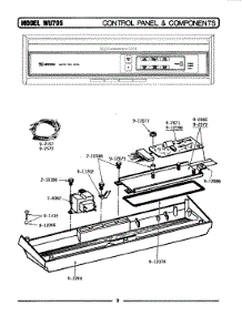 02 - Control Panel & Components (Wu705) parts for Maytag Dishwasher WU705 from AppliancePartsPros.com