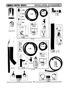06 - Installation Accessories parts for Maytag Dishwasher WU882 from AppliancePartsPros.com