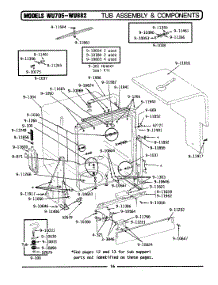 09 - Tub Assembly & Components parts for Maytag Dishwasher WU882 from AppliancePartsPros.com