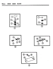 11 - Tub Assembly Fastener Kits parts for Maytag Dishwasher WU885 from AppliancePartsPros.com