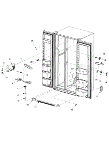 12 - Light Covers And Toe Grille parts for Amana Refrigerator XRSS267BB / PXRSS267RBB1 from AppliancePartsPros.com
