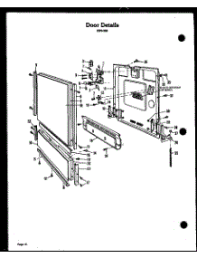 02 - Door Details parts for Amana Dishwasher ZDW-850 from AppliancePartsPros.com