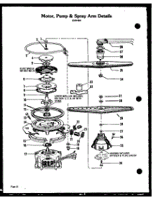 04 - Motor parts for Amana Dishwasher ZDW-850 from AppliancePartsPros.com