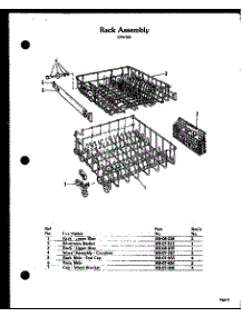 06 - Rack Assy parts for Amana Dishwasher ZDW-850 from AppliancePartsPros.com
