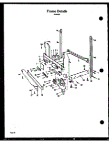03 - Frame Details parts for Amana Dishwasher ZDW-855 from AppliancePartsPros.com