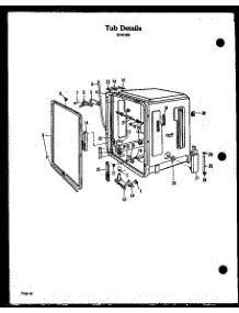 07 - Tub Details parts for Amana Dishwasher ZDW-855 from AppliancePartsPros.com