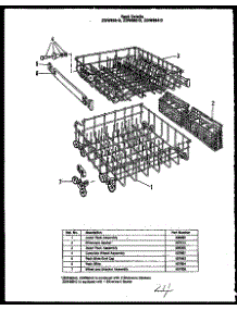 06 - Rack Details parts for Amana Dishwasher ZDW-855-D from AppliancePartsPros.com