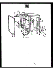 07 - Tub Details parts for Amana Dishwasher ZDW-855-D from AppliancePartsPros.com