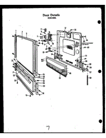 02 - Door Details parts for Amana Dishwasher ZDW-855L from AppliancePartsPros.com