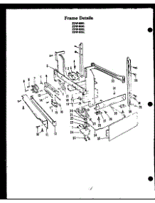03 - Frame Details parts for Amana Dishwasher ZDW-855L from AppliancePartsPros.com