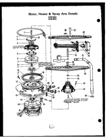 04 - Motor parts for Amana Dishwasher ZDW-855L from AppliancePartsPros.com