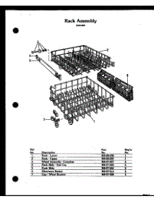 05 - Rack Assy parts for Amana Dishwasher ZDW-860 from AppliancePartsPros.com