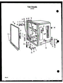 06 - Tub Details parts for Amana Dishwasher ZDW-860 from AppliancePartsPros.com