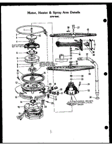 04 - Motor parts for Amana Dishwasher ZDW-860L from AppliancePartsPros.com