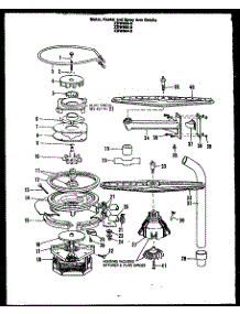 04 - Motor parts for Amana Dishwasher ZDW-864-D from AppliancePartsPros.com
