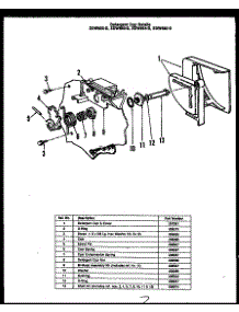 05 - Detergent Cup Detail parts for Amana Dishwasher ZDW-864-D from AppliancePartsPros.com