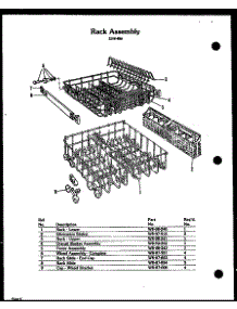 06 - Rack Assy parts for Amana Dishwasher ZDW-880 from AppliancePartsPros.com