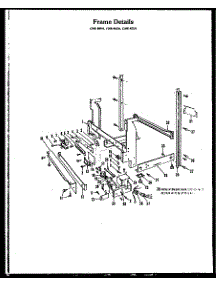 02 - Frame Details parts for Amana Dishwasher ZDW-880A from AppliancePartsPros.com