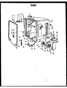 07 - Tub Details parts for Amana Dishwasher ZDW-880-D from AppliancePartsPros.com
